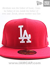 [NEWERA] MLB BASIC CUSTOM LOS ANGELES DODGERS 59FIFTY 엠엘비 베이직 로스엔젤레스 다저스 뉴에라 커스텀 모자 # SCARLET/WHITE
