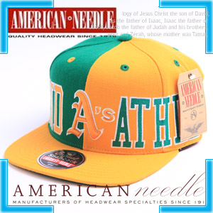 [American Needle] 오클랜드 스냅백 Athletics Oakland Snapback Hat # YELLOW/GREEN