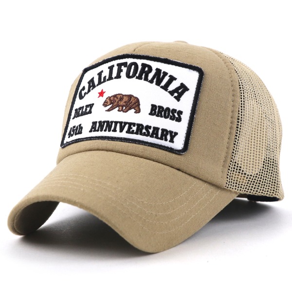 CALIFORNIA BEAR 패치 매쉬캡 l1s-449