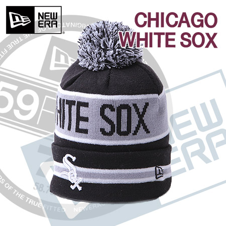 [NEWERA] MLB CHICAGO WHITE SOX 뉴에라 털모자 # BLACK/GREY